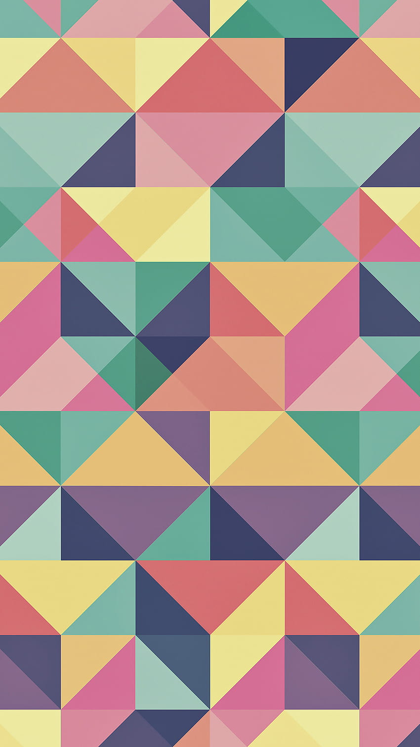 抽象的なポリゴン アート パターン虹、ポリゴン Android HD電話の壁紙