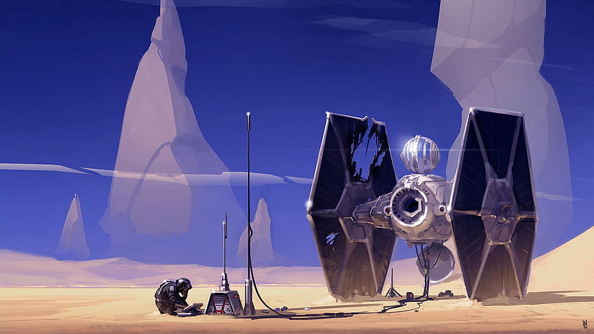 Atrapado - Aaron Whitehead. Star Wars : Grandes Ilustraciones, Aesthetic Star Wars HD wallpaper