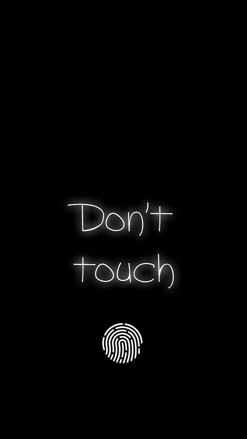 Dont Touch iPhone . Funny phone , Black phone , Funny iphone, Funny XR HD phone wallpaper