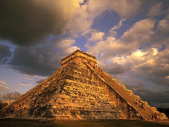 aztec pyramid wallpaper