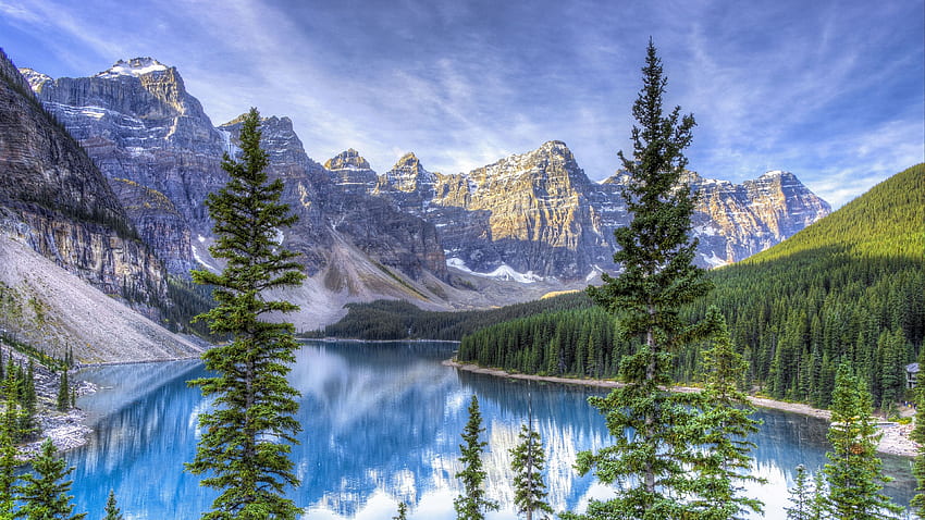 Moraine lake, alberta, canada HD wallpaper | Pxfuel