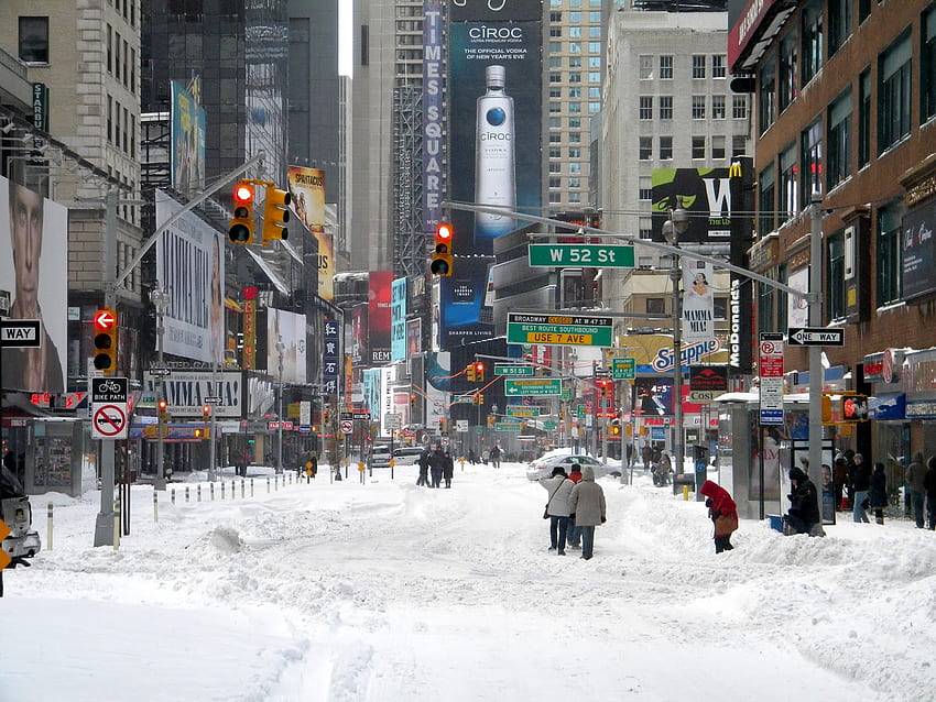 New york snowing HD wallpapers | Pxfuel