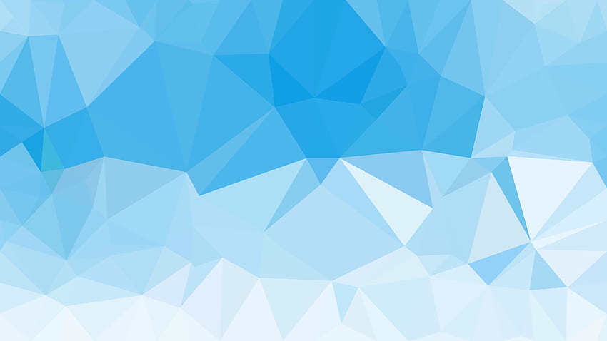 Hellblauer Polygonhintergrund, blaue Polygonkunst HD-Hintergrundbild