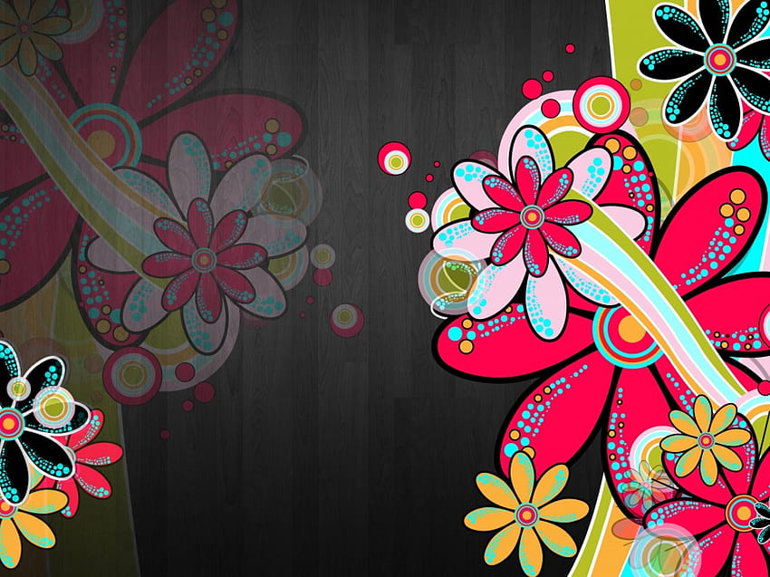 Flowers, abstract, flower HD wallpaper
