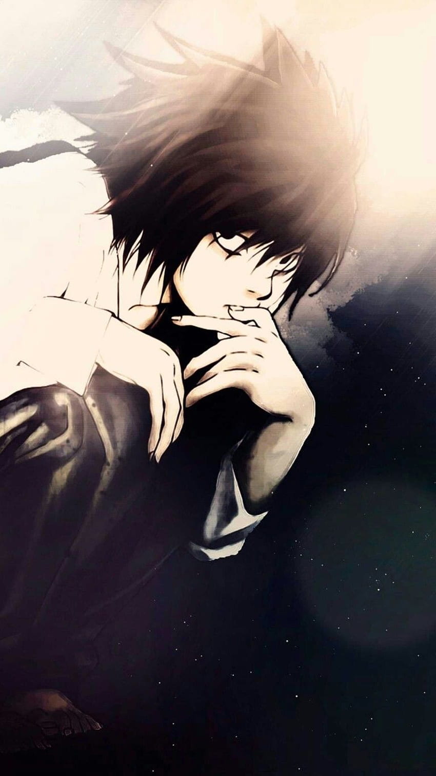 Pin de The Azar em Death Note  Personagens de anime, L wallpaper