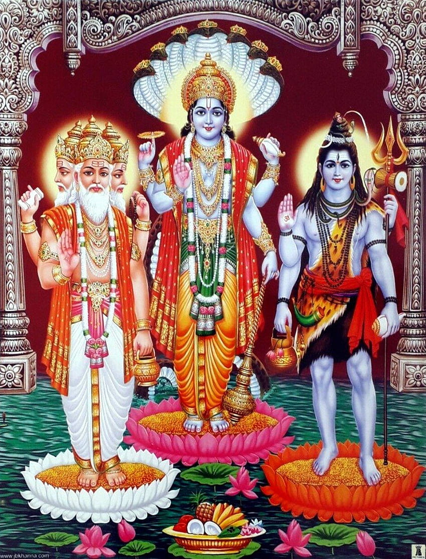 Hindu Cosmos (Posts tagged Vishnu) in 2021. Shiva parvati , Vishnu, Lord krishna, Brahma Vishnu Shiva HD phone wallpaper