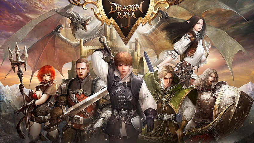 Dragon Raja เกม Action Packed RPG เกาหลีเปิดตัวในสหรัฐฯ เร็วๆ นี้ วอลล์เปเปอร์ HD