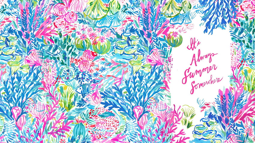 At Home Activities:, Zoom Background And More Resort 365, Lilly Pulitzer Flamingo HD wallpaper