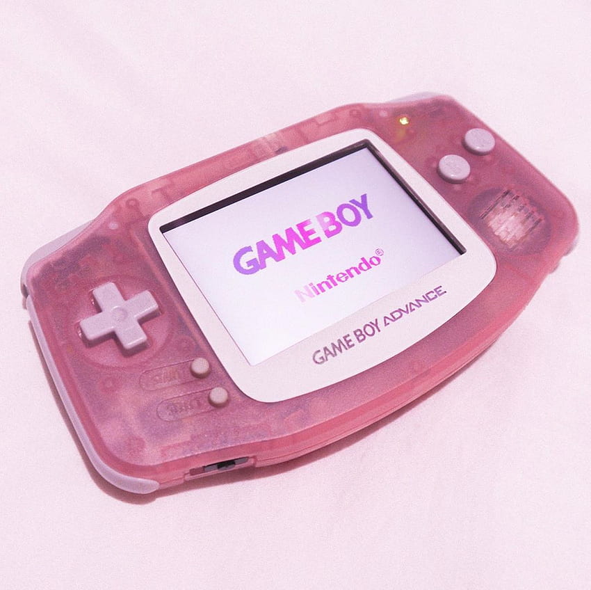 Pink Gameboy Advance GBA Backlit mod Game Boy kustom. Gameboy, Gameboy muka, Gba Wallpaper HD