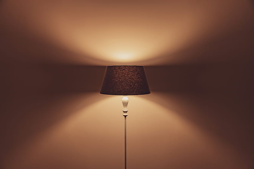 Interieur, Minimalismus, Schatten, Lampe, Beleuchtung, Beleuchtung, Stehlampe, Schirm, Lampenschirm HD-Hintergrundbild