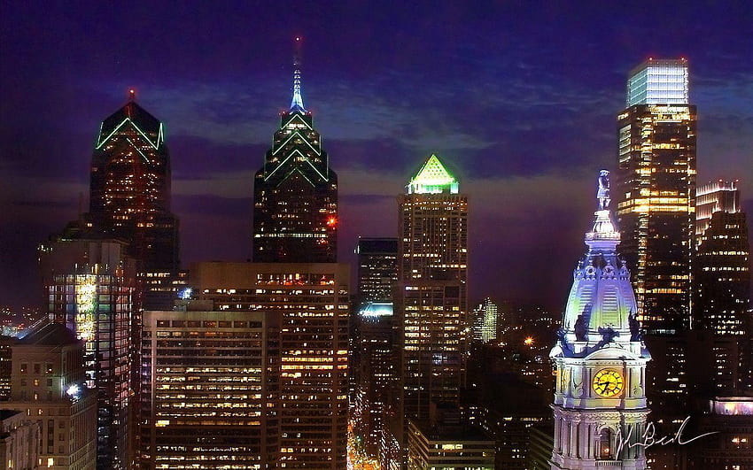 Philadelphia Skyline [] for your , Mobile & Tablet. Explore Philadelphia Skyline . Philadelphia Eagles , Philadelphia, Philadelphia Christmas HD wallpaper