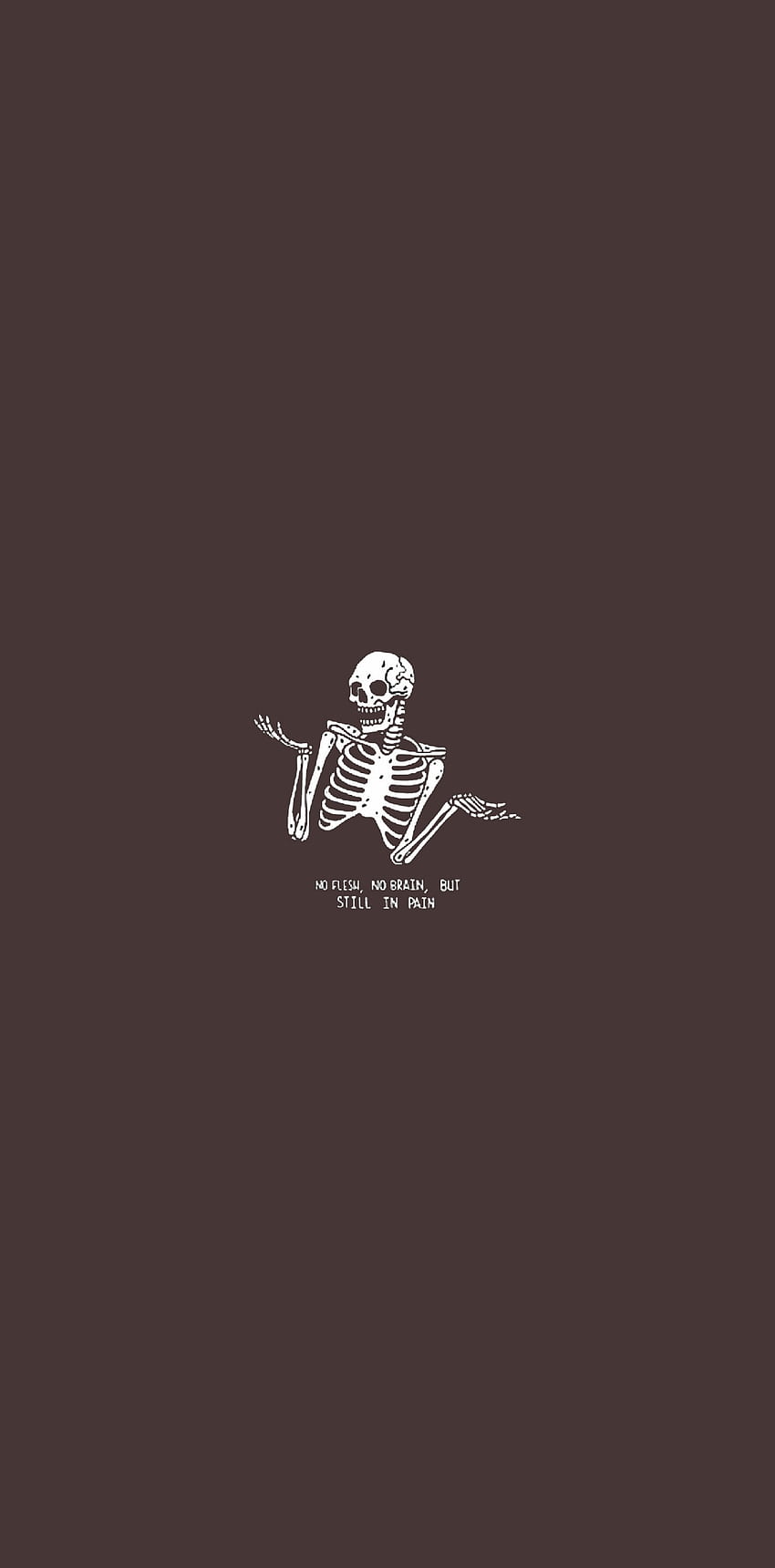 Aesthetic skeleton Wallpaper Download  MobCup