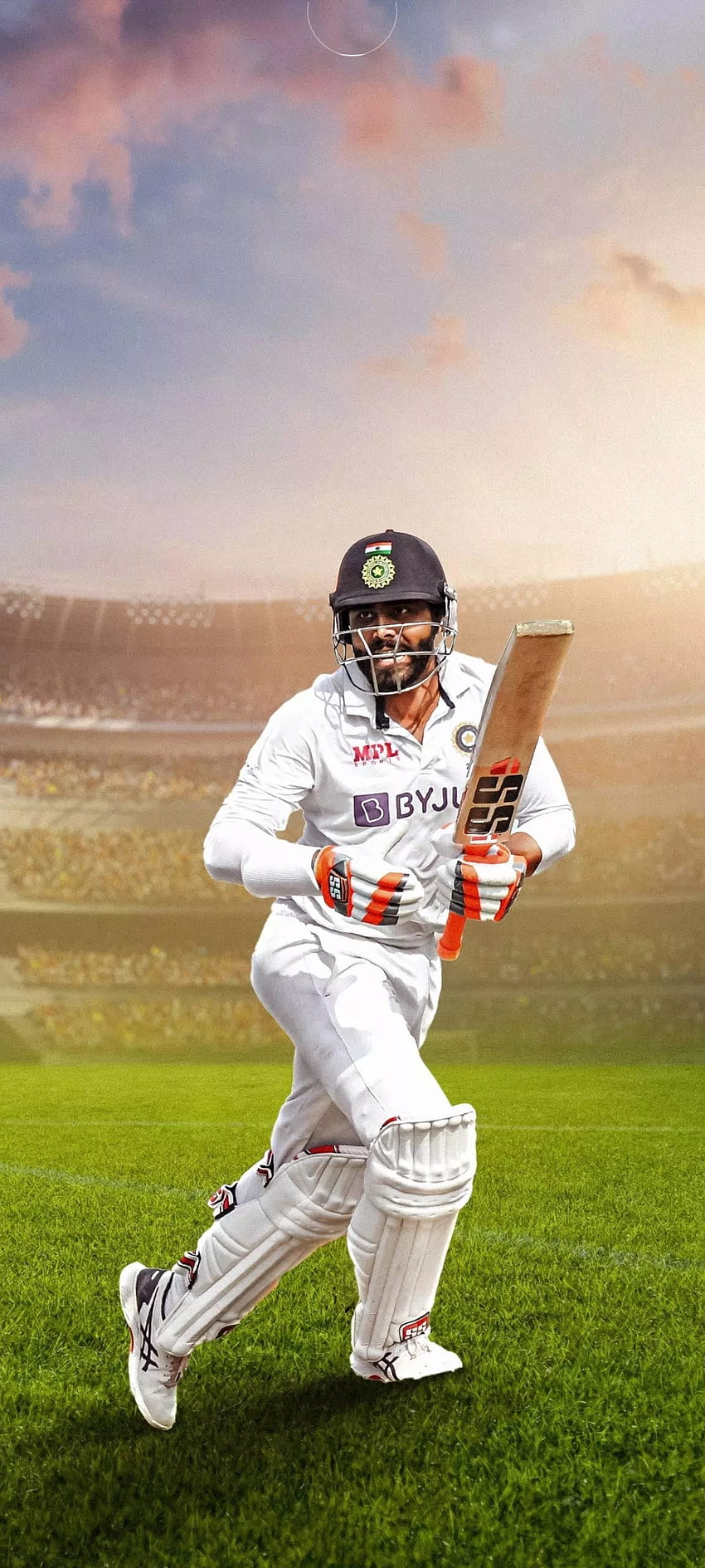 Jadeja, pemain kriket, seragam olahraga wallpaper ponsel HD
