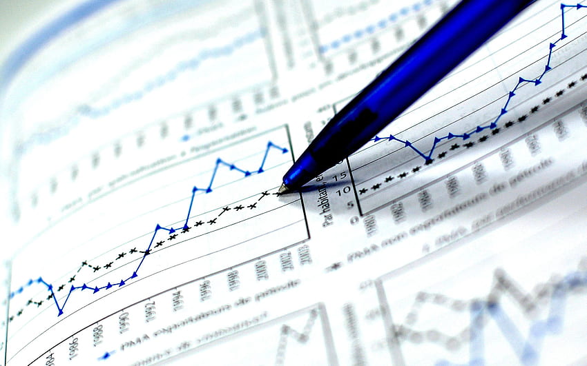 チャート分析、財務分析、財務報告、会計、ビジネス、財務、解像度の白い紙のチャート。 高品質 高画質の壁紙