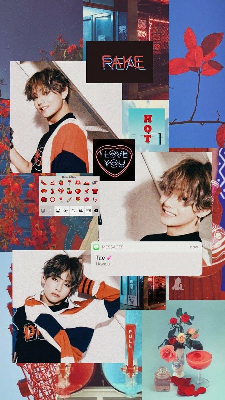 Taehyung Aesthetic, BTS Collage Aesthetic HD phone wallpaper