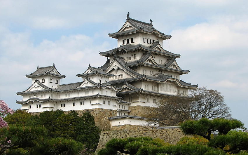 palace, himeji castle, castle, himeji, japan, Japanese Castle HD wallpaper