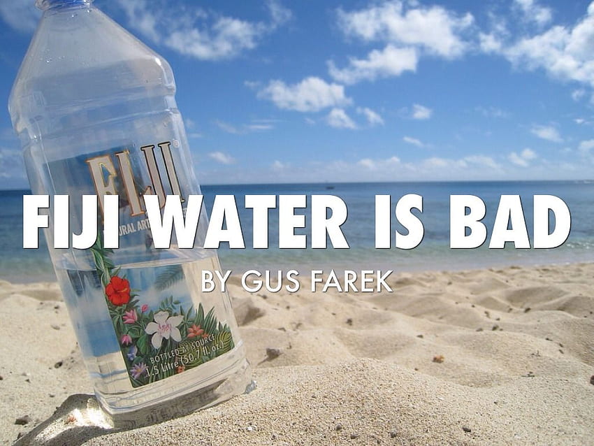 L'acqua delle Fiji è cattiva Sfondo HD