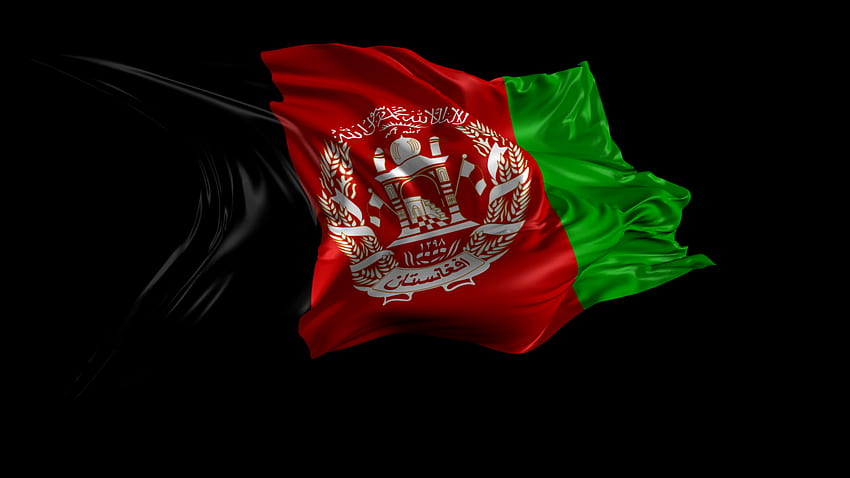 Afghanistan flag. Flag of afghanistan or afghan banner on old metal texture  background. | CanStock