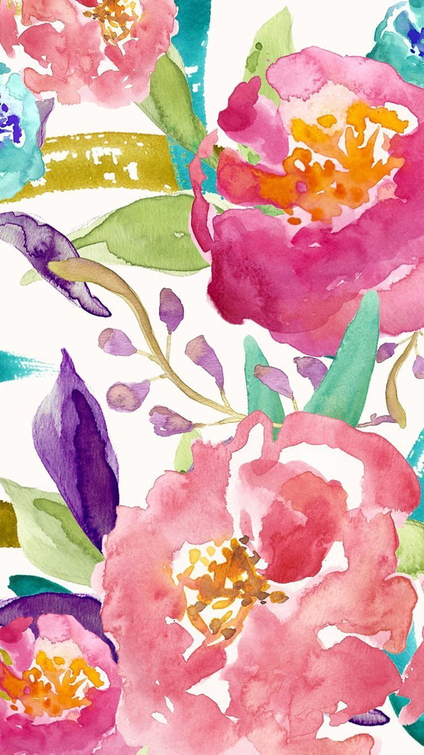 Claudia on Bullet journal. Watercolor, Watercolor Flower HD phone wallpaper