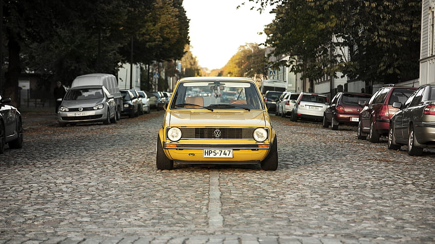 Volkswagen, Golf, Cars, Front View, Mk1 HD wallpaper