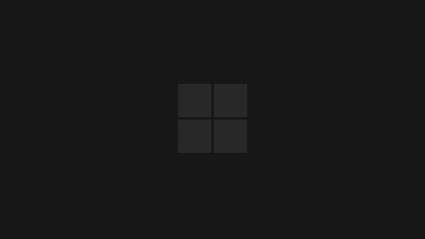 Логотипы Windows 11 - 32szt. [ ], Czarny Windows 11 Tapeta HD