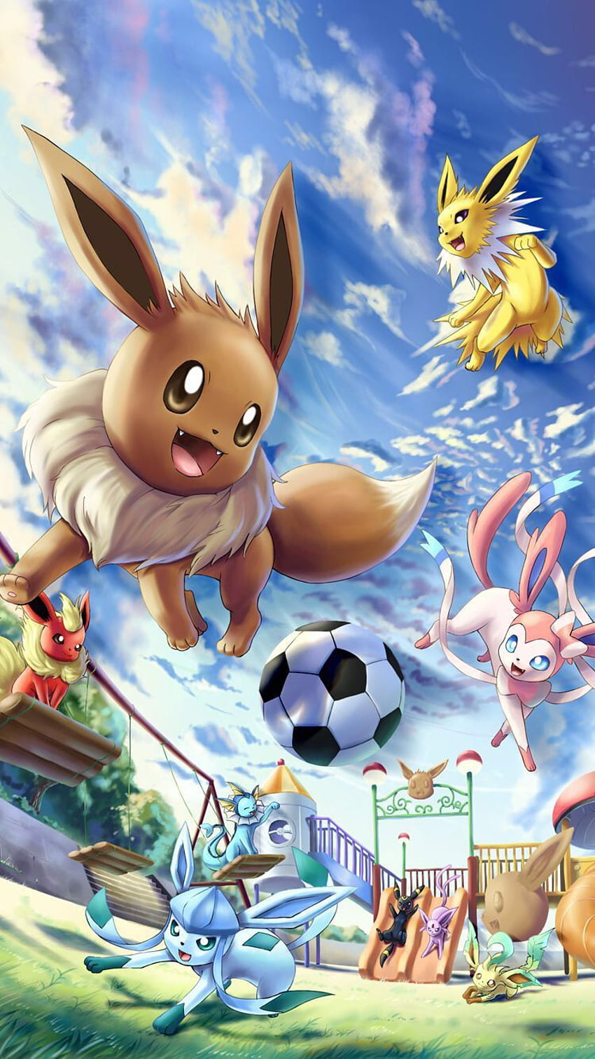 Evoli (persönlich^^). Pokemon Eeveelutions, Pokemon Eevee, Pokemon Eevee Evolutions, Christmas Eevee HD-Handy-Hintergrundbild