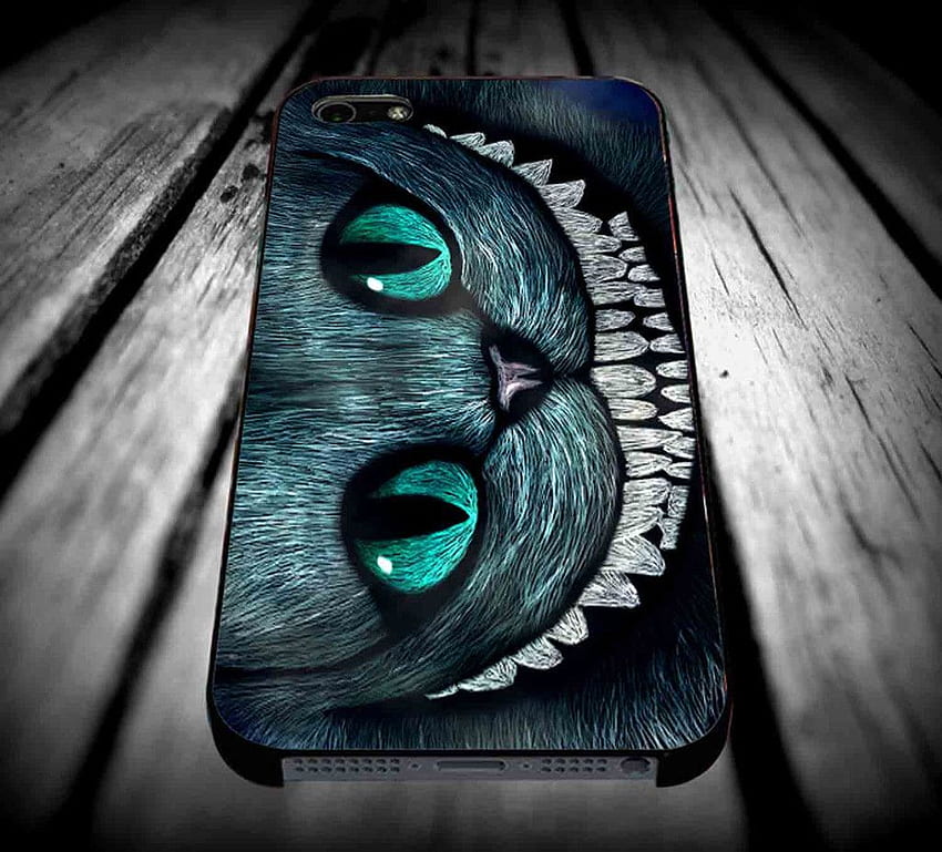 Alice Wonderland e Cheshire Cat IPhone 4 4s 5 5s 5c 6 6 Plus Case papel de parede HD