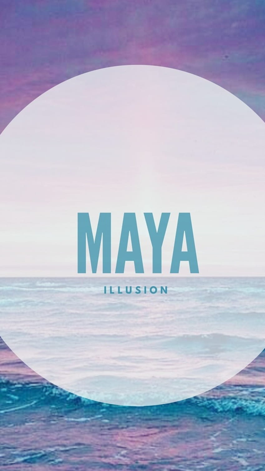 M Name, Maya, sea HD phone wallpaper