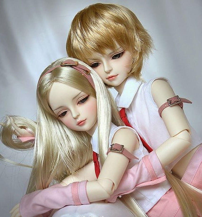 Lalka Barbie zakochana para - Gudiya Gudda Love - -, urocza para lalek Tapeta na telefon HD
