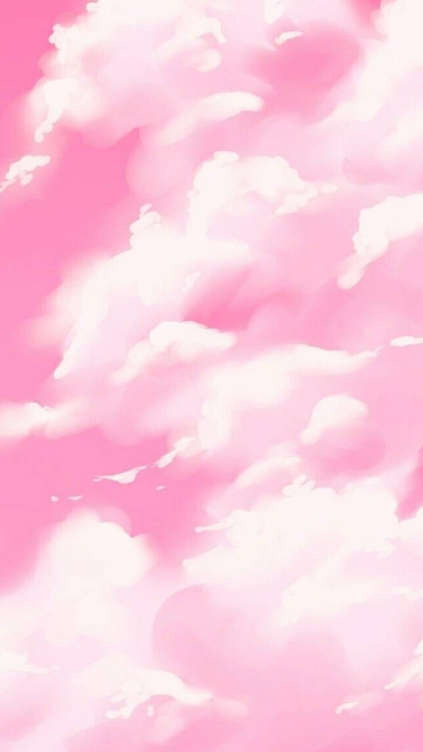 Розови облаци, пастелно розов облак HD тапет за телефон