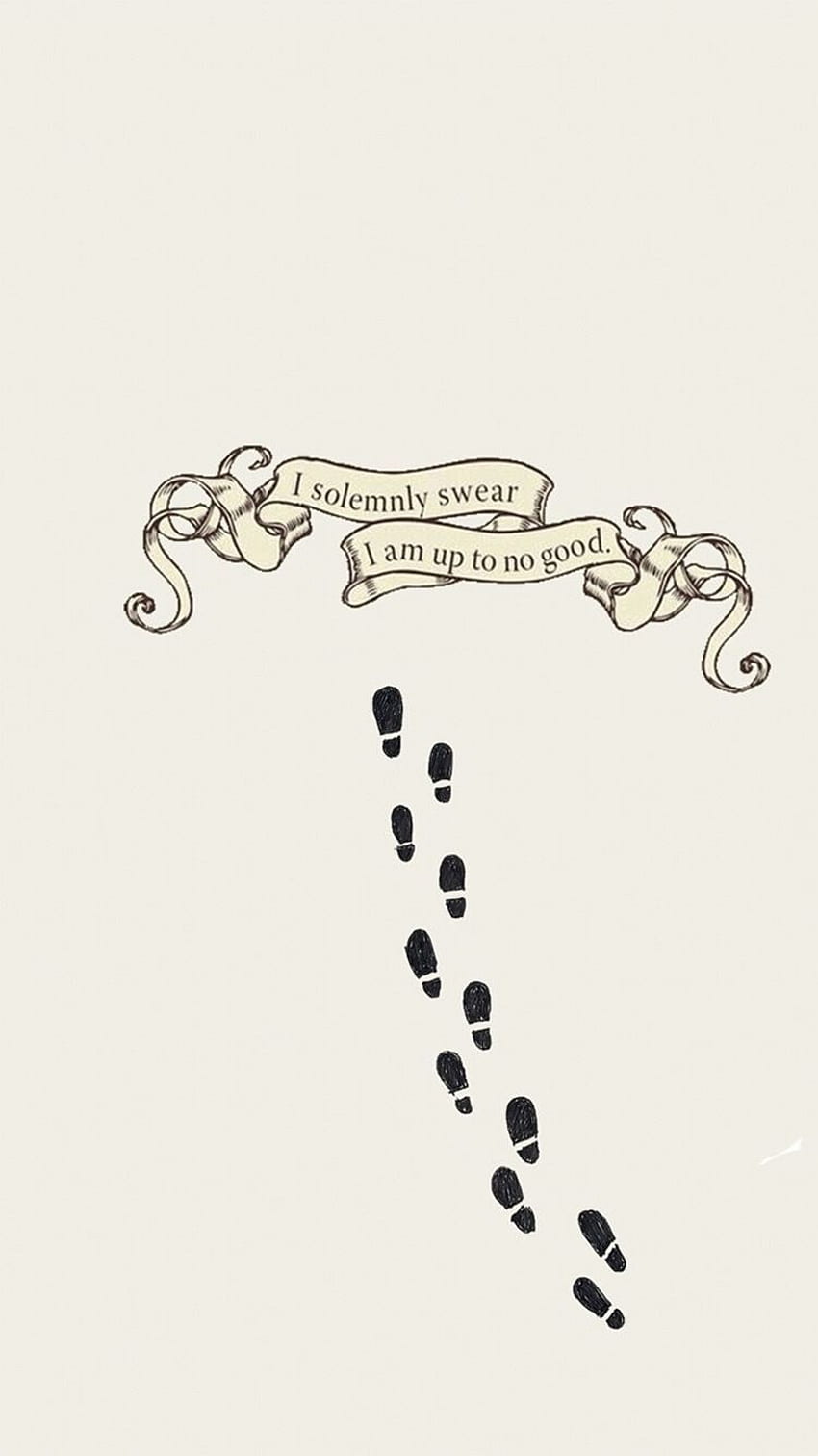 Harry Potter iPhone I solemnly swear I am up to no good, Harry Potter Cute HD phone wallpaper