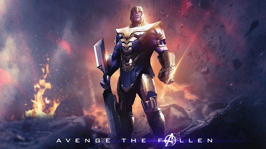 Thanos, Avengers: Endgame, , Movies, Avengers Assemble Endgame HD wallpaper