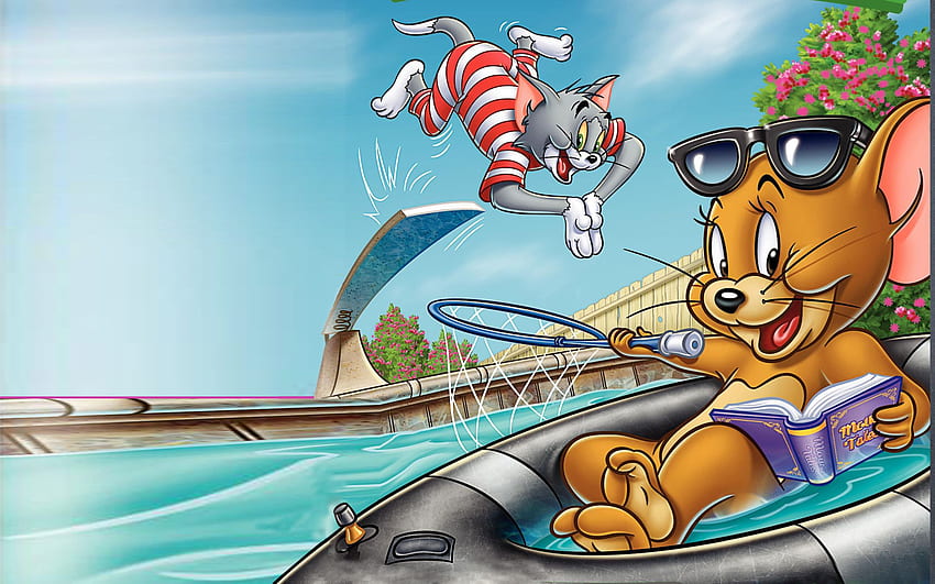 Tom und Jerry Fur Flying Adv V2 für Mobiltelefone HD-Hintergrundbild