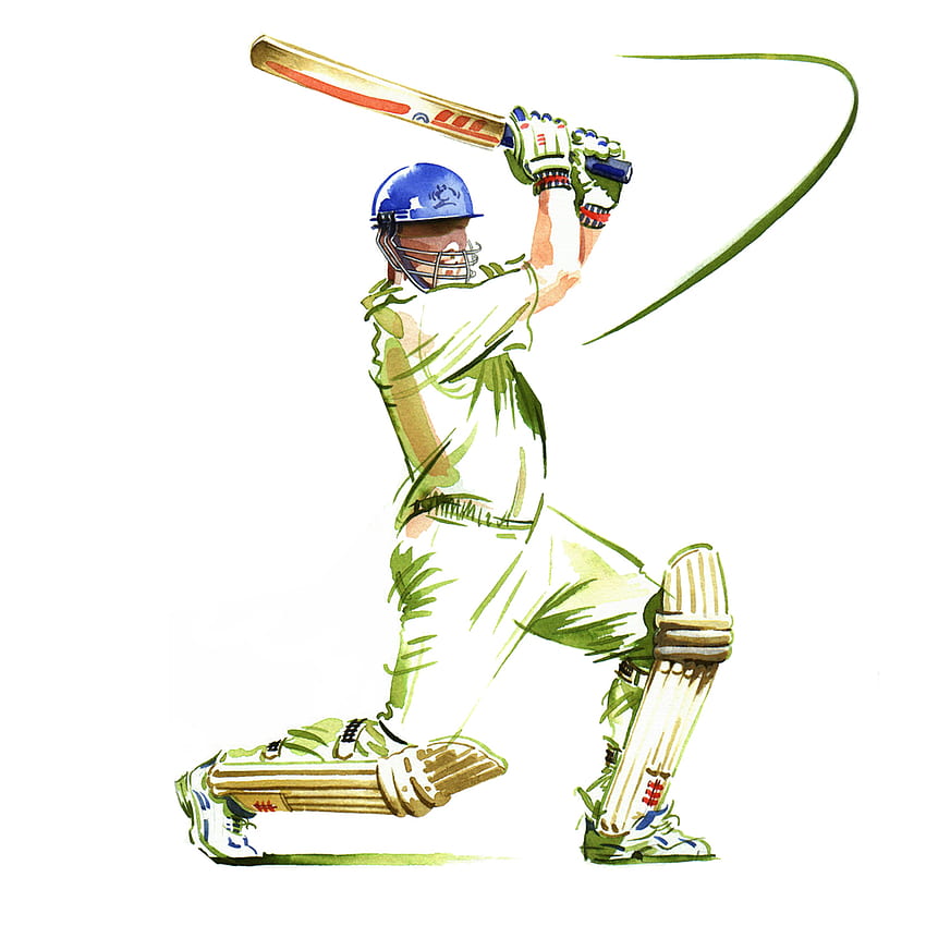 Cricket Batsman High-Res Vector Graphic - Getty Images