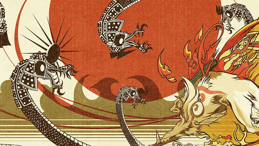 Japanese Art, Japanese Wolf HD wallpaper | Pxfuel