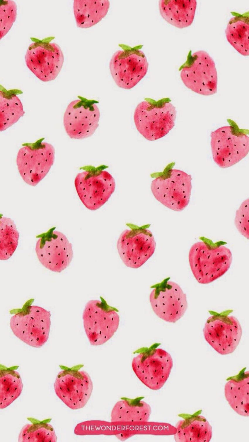 iPhone . Pink, Strawberry, Strawberries, Heart, Fruit, Fruit Pattern HD phone wallpaper