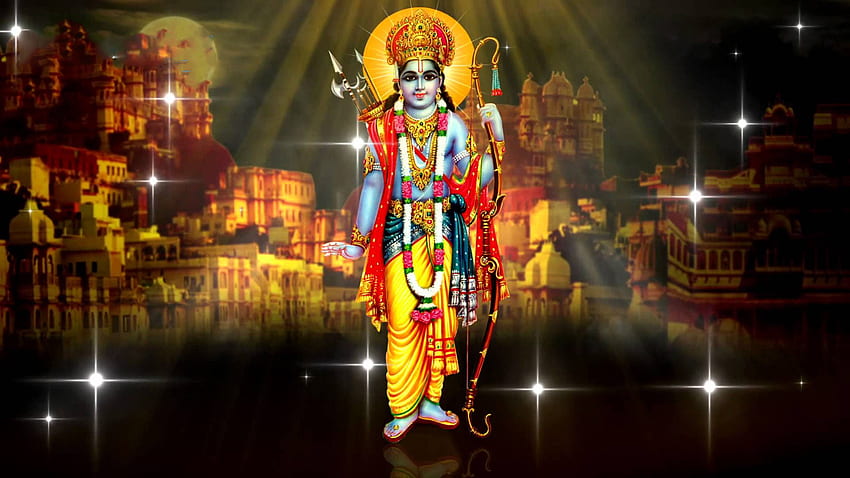 Sri Ram. Dei e dee indù, Ram Ji Sfondo HD