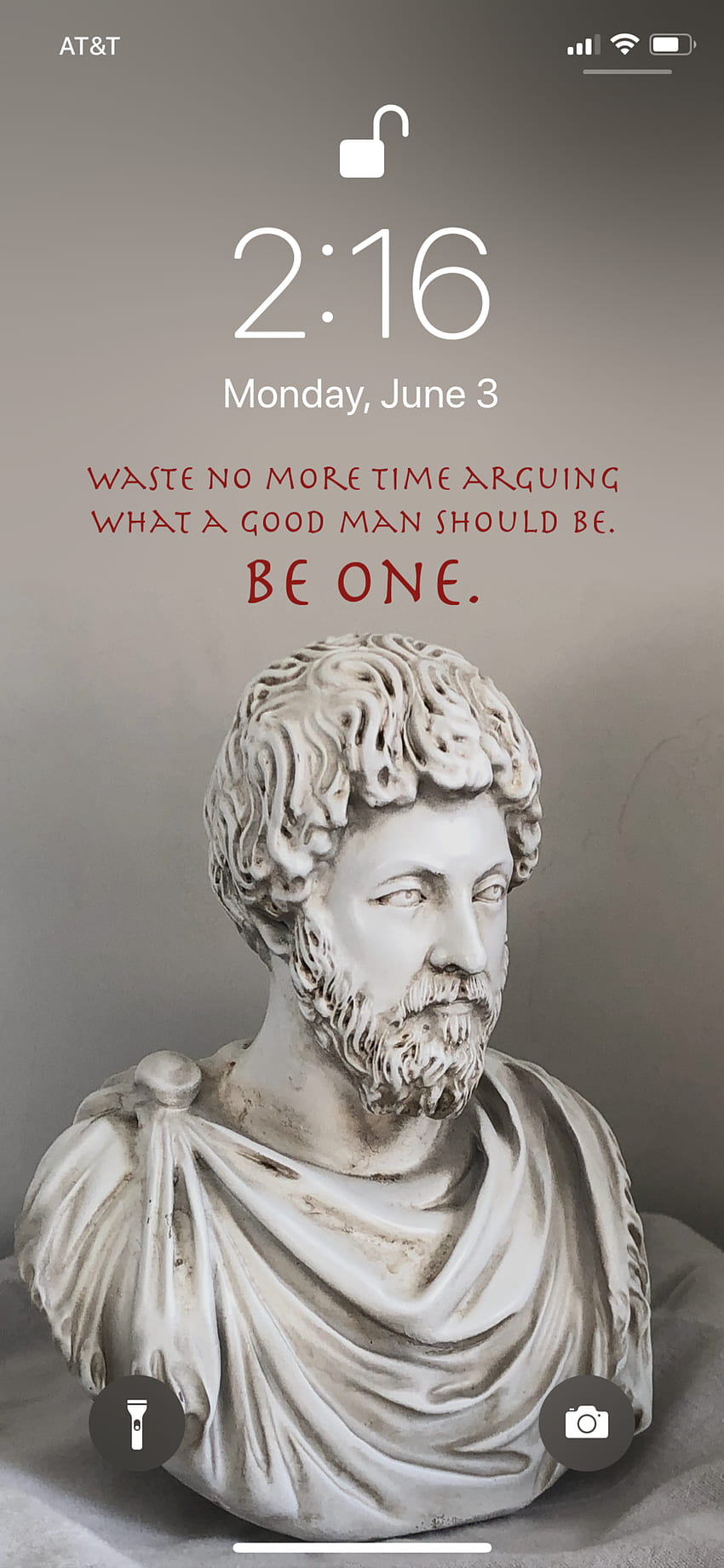 iPhone - Be One - Marcus Aurelius – Die drei Stoiker HD-Handy-Hintergrundbild