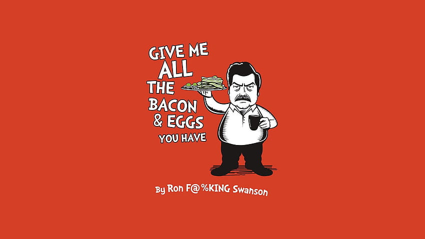 Ron Swanson + Dr.Seuss From R Funny Gone HD wallpaper