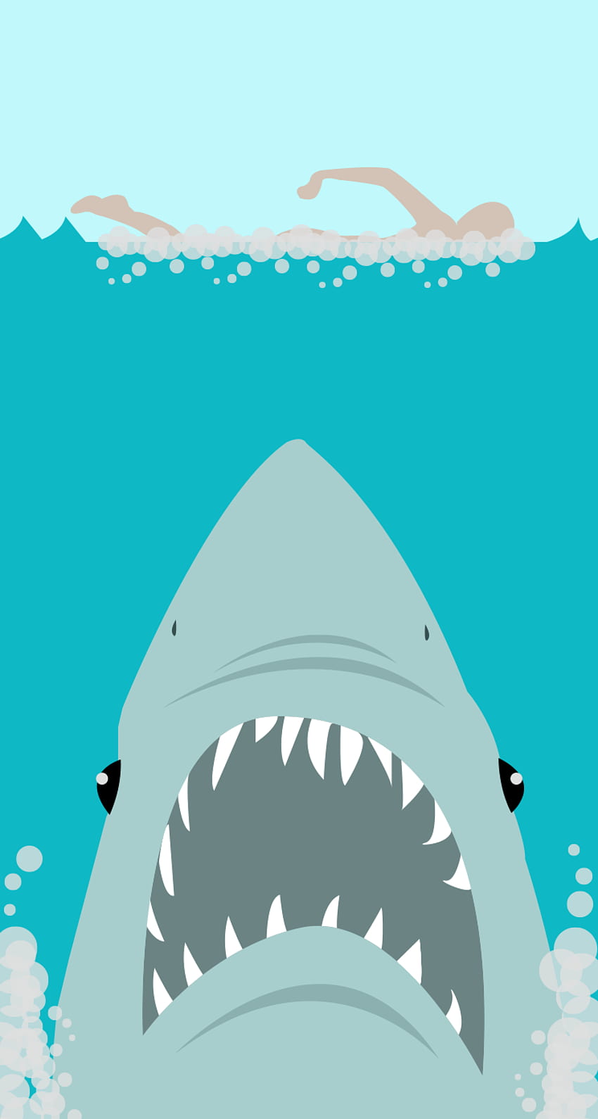 Shark Week, Cute Cartoon Shark HD phone wallpaper
