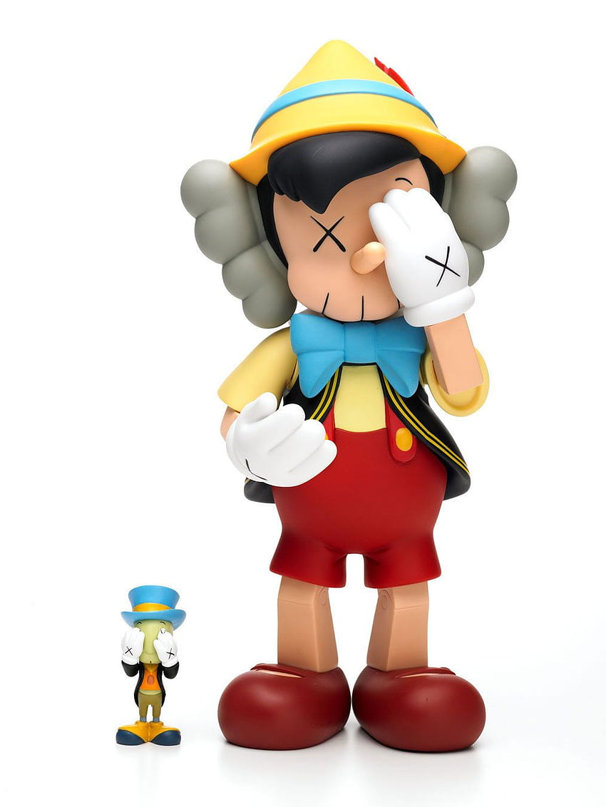 Original Fake Pinocchio and Jiminy Cricket. KAWS. Art toy, Art toys design, Pinocchio HD phone wallpaper
