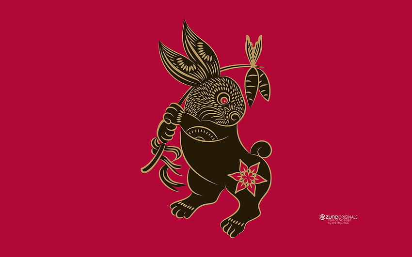 Zune Zodiac__4_sua_rabbit. Zodiak , Tahun Kelinci, Kelinci, Kelinci Hitam Wallpaper HD