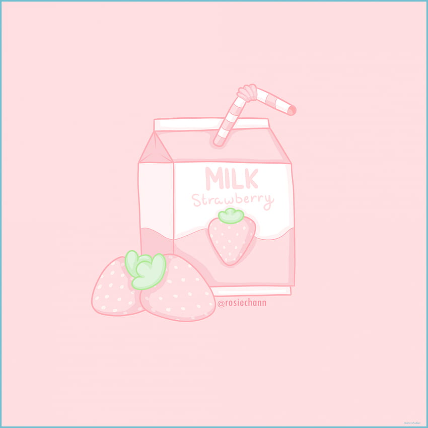 Strawberry Milk Wallpapers  Top Free Strawberry Milk Backgrounds   WallpaperAccess