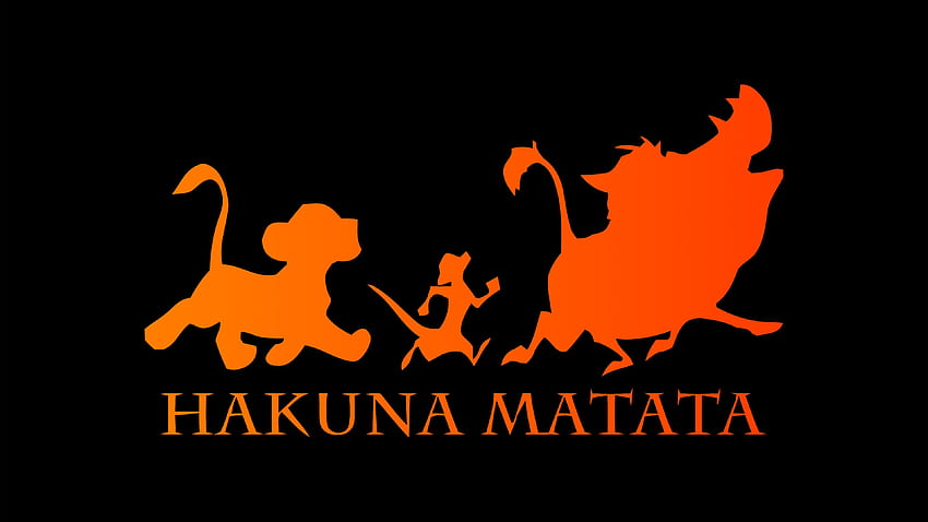 Hakuna Matata HD wallpaper