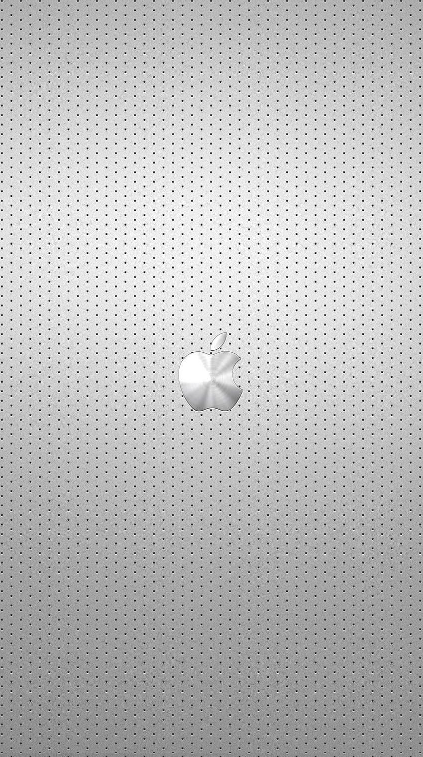 クールなシルバーのアップルロゴ。 .sc iPhone6s HD電話の壁紙