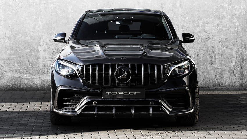 Mercedes Benz GLC Coupe Inferno, черен HD тапет