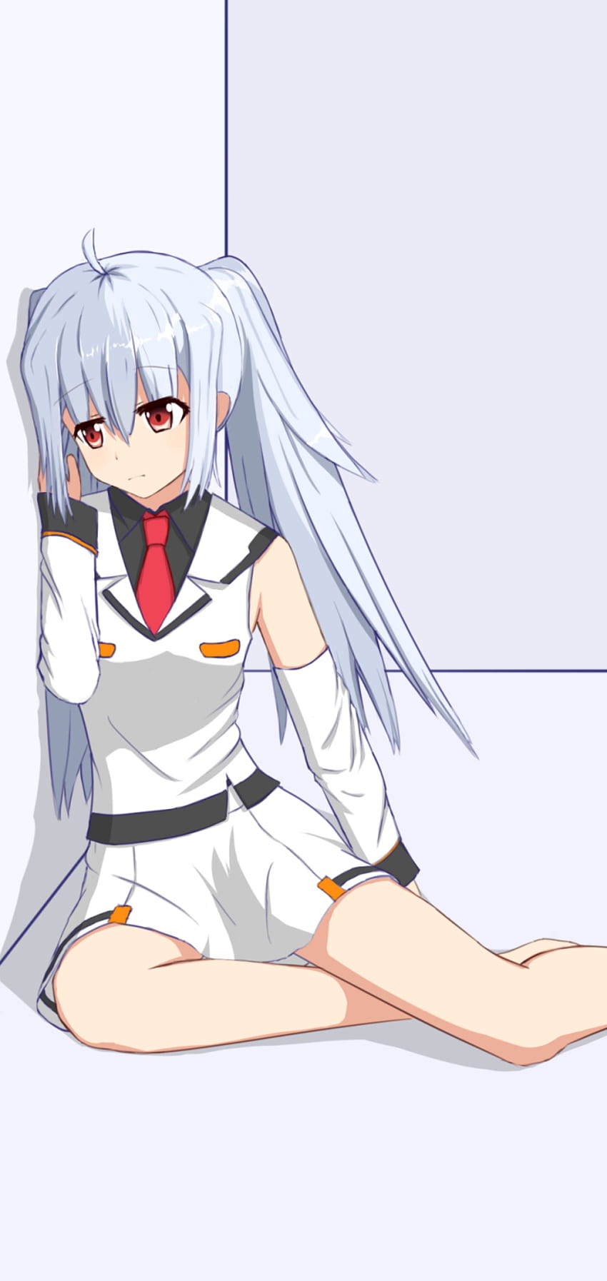 Plastic Memories, arte, cabello, triste, niña, anime, isla fondo de pantalla del teléfono