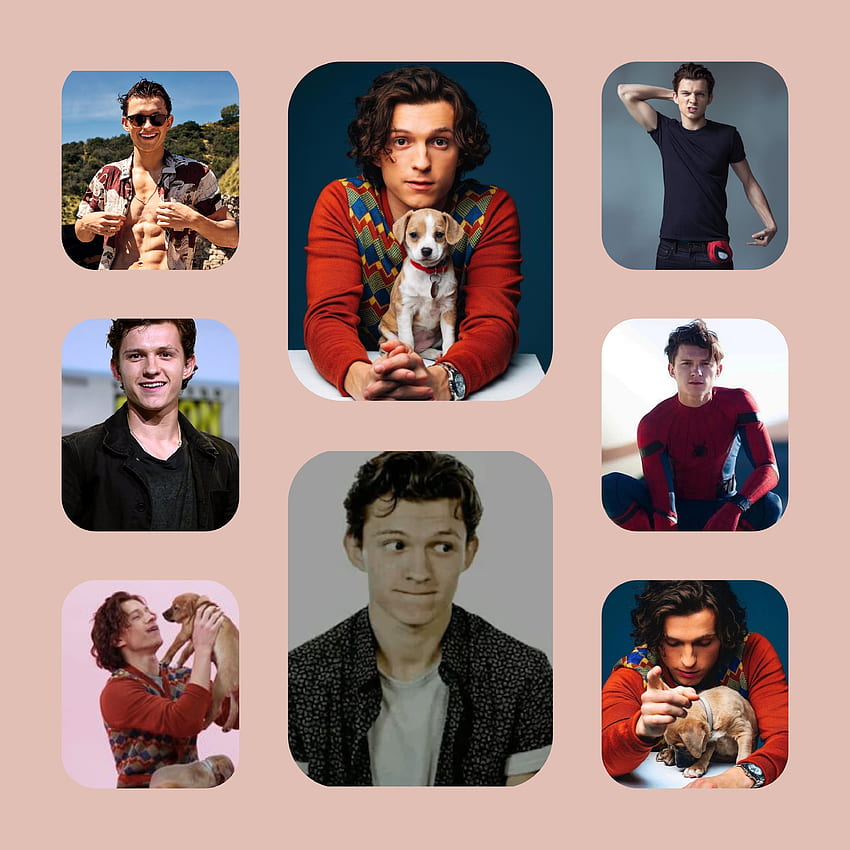 Tom Holland collage, pink, Tom-Holland HD phone wallpaper | Pxfuel