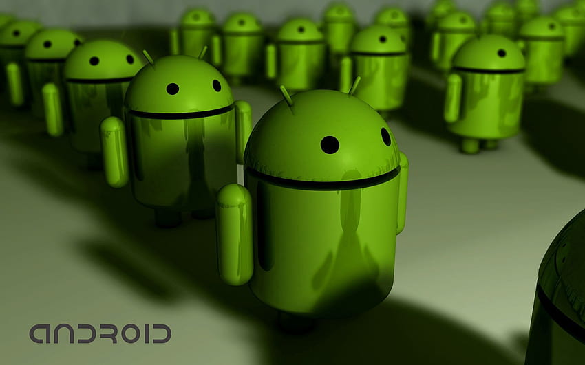 Android, 3D, Bentuk, Robot, Hi-Tech Wallpaper HD