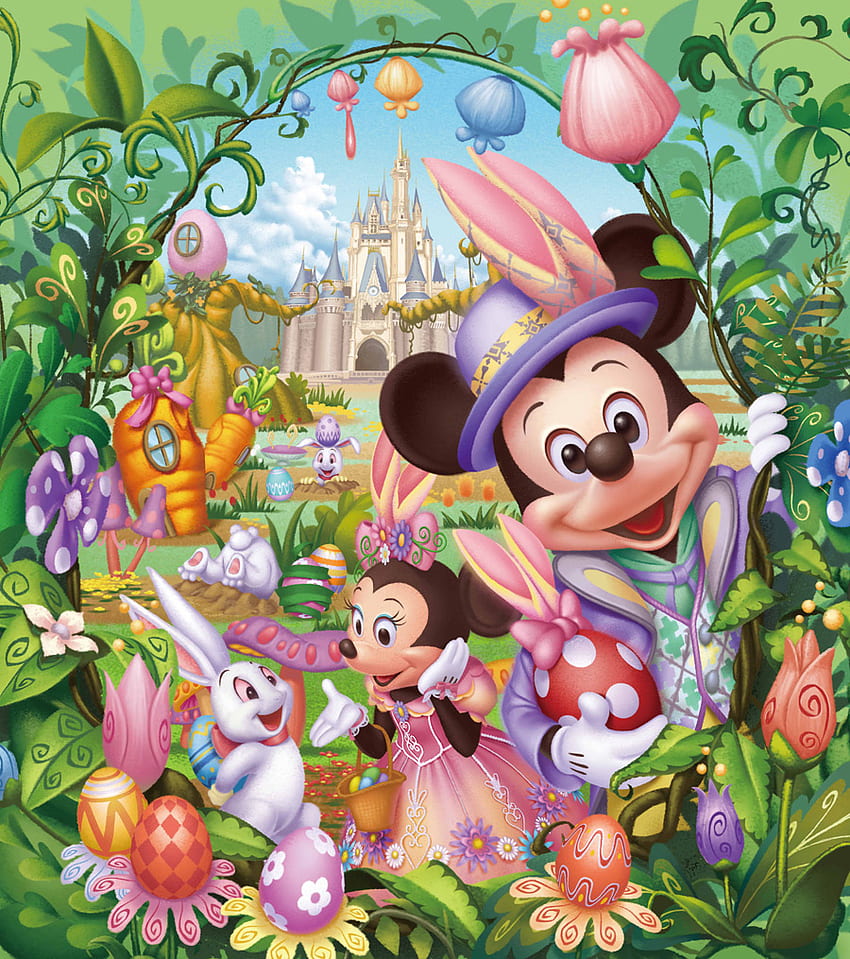 Tokyo Disney Resort just announced plans for this years springtime [] for your , Mobile & Tablet. Explore Mickey Mouse Spring . Minnie and Mickey , Mickey, Mickey Mouse Easter HD phone wallpaper